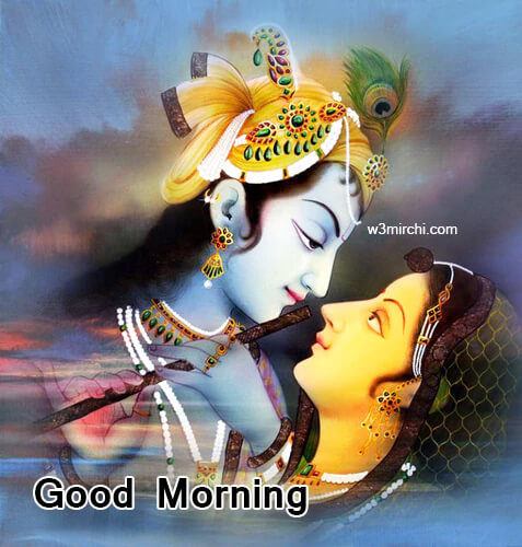 Radha krishna good morning images